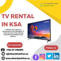 Why TV Rentals Offer Flexibility for Corporate Events in KSA